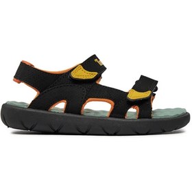 Resim Timberland Siyah Erkek Çocuk Sandalet TB0A43EAEDN1-Perkins Row BACKSTRAP 