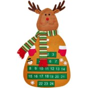 Resim 2024 Noel Advent Takvimi Ev Ofis Okul Noel Baba'nın Elk Olarak Tanımlandığı Gibi Süs Asma Dekoru 