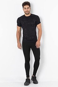 Resim Erkek Lightweight Running Kısa Kollu Dikişsiz Spor Tişört 
