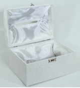 Resim PRENSES Ekru Çeyiz Store Şifreli Zarf Takı Sandığı Küçük Boy 