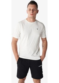 Resim Hummel Hmlt-ic İco Regular Erkek Beyaz T-shirt 911865-9003 Beyaz 
