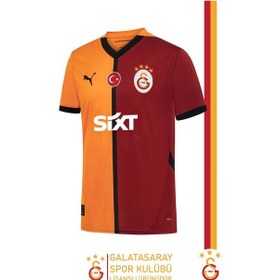 Resim Galatasaray Lisanslı 24/25 Parçalı Forma Aslan Baskılı Ahşap Kutulu Sarı - Kırmızı 