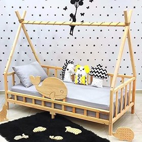 Resim Markaawm Nirvana Montessori Karyola Bebek ve Çocuk Yatak Balina 90X190 90X190 