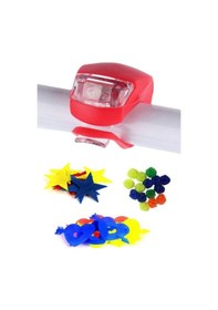 Resim Gidon Işıklı Bisiklet Süsü Seti 4 Lü Bisiklet Süsleme Seti Jant Süsü Bisiklet Işığı Şeffaf 