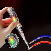 Resim AC24-250V DC12-24V Akıllı Gerilim Testçisi Kalem Elektrikli Tornavida Test Kalemi İndüksiyon Güç Dedektörü Devre Göstergesi 