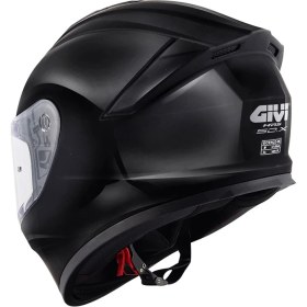 Resim GIVI 50.X SİYAH KAPALI KASK (SİYAH CAMLI) 
