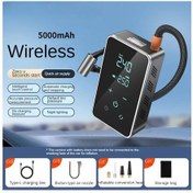 Resim Kablosuz Hava Pompası 150psi Dokunmatik Ekran Taşınabilir 1 Adet 