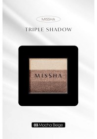 Resim Missha Triple Shadow No.3 Mocha Beige 