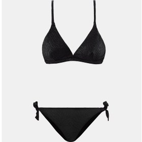 Resim Amarelle Bali Siyah Dolgusuz Üçgen Bikini Takım Siyah 