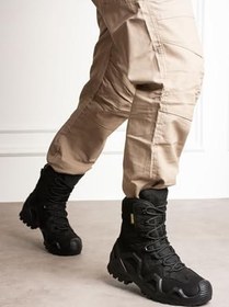 Resim Leo - Fermuarlı Bağcıklı Taktik - Trekking - Outdoor - Airsoft - Avcı Botu 