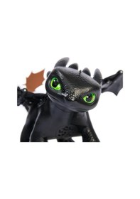 Resim Ejderhanı Nasıl Eğitirsin Sesli Işıklı 50 Cm Kanat Genişliğinde İnteraktif Dişsiz Figür 
