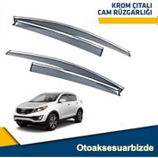 Resim Kia Sportage Mügen Cam Rüzgarlığı Kromlu 2010-2016 Arası 4 Lü Set N11.38917 