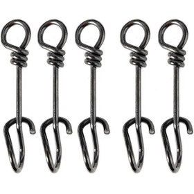 Resim 100 adet Dayanıklı Paslanmaz Çelik Balıkçılık Kancası - Lure Drop Rigs için Fastach Klips Bağlantıcısı - Balıkçılık Aksesuarları Dönerler ve Kancalar 