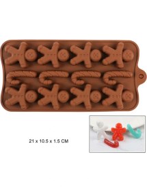 Resim Getshop Kurabiye Adam Model Çikolata Silikon Kalıbı 