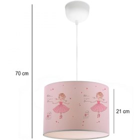 Resim Kids Kumaş Baskılı Çocuk Odası Sarkıt | ByLamp 