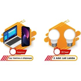 Resim Teknovasyon Arge 10 Watt Güneş Paneli Aydınlatma Paketi Solar Paket 