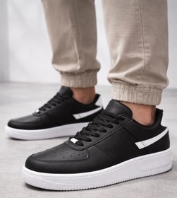 Resim Siyah Beyaz Trend Süper Rahat 4 Mevsim Unisex Günlük Yürüyüş Spor Ayakkabı Sneaker 