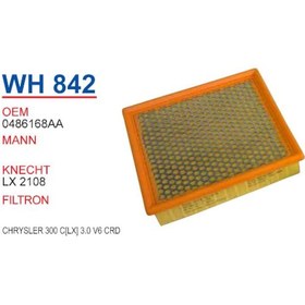 Resim Grand Cherokee 4 Wkwk2 3.0 Dizel Hava Filtresi 2012-2016 Wunder 