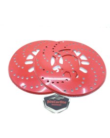 Resim Üniversal Kampana Sacı Disk Sacı Disk Fırfırı 2'li Set 14'' ve Üzeri Kırmızı 