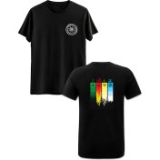 Resim Avatar The Last Airbender Ön Arka Baskılı Siyah Tshirt 