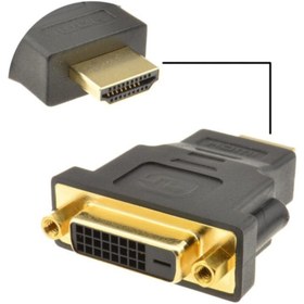 Resim 24+1 Dvi Erkek To Hdmi Dişi Çevirici Dvi To Hdmi 