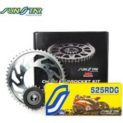 Resim Zincir Dişli Seti Suzukı Gsr 600 Cc 2006-2009 / Suzukı / Gsr 600 / 600cc / Zincir: Sunstar 525rdg Çelik -114 / Ön Dişli: Jt 16t / Arka Dişli: Sunstar 48t / 2006-2007-2008-2009-2010 