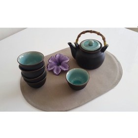 Resim Amerikan Servis Oval Plain 32 x 45 CM Zeytin Yeşili 1'li Yeşil 