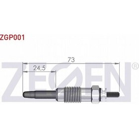 Resim Cıtroen Berlıngo Mf 1.9d 1996-2008 Kızdırma Buji 11v V94dd6m090aa 