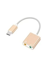 Resim Typec Ses Kartı Type-c Sound Card Typec Mikrofon Kulaklık Ayırıcı 