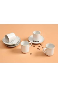 Resim Altın Yaldız Kahve Takımı 12 Parça 