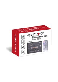 Resim Magicvoice Mv-14907 Usb-sd-aux-bluetooth Mikrofonlu Kumandalı Ekranlı Oto Teyp Çevirici Dijital Play 