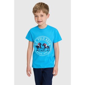 Resim U.s. Polo Assn. Erkek Çocuk Kobalt Tişört 50327036-VR077 