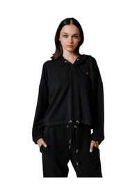 Resim Ellesse Kadın Kapüşonlu Sweatshirt - Ef209-1-10253 Siyah 