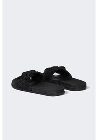 Resim DeFacto Kadın Yüksek Taban Tek Bantlı Terlik B8548AX25SMBK26 Siyah 