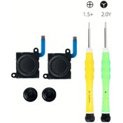 Resim Sunshine022 Nintendo Switch İçin 6 Adet 3d Sol Sağ Analog Joystick Onarım Kiti Ve Tamir Aletleri 