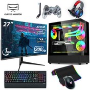 Resim IZOLY NextGen C-X i5-13400F 32GB 1TB M.2 NVMe RTX 4060Ti 8GB 27" 200HZ 240mm Oyuncu Masaüstü Bilgisayarı 