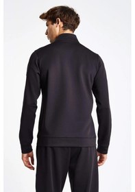 Resim Lescon 24ntel001135633 Siyah Erkek Fermuarlı Sweatshirt 001 