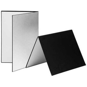 Resim Pazly 3'ü 1 Arada Katlanır Reflektör Difüzör Tahtası - Siyah+beyaz+gümüş - A3 Boyutu - Natürmort Ve Gıda Fotoğrafçılığı İçin 