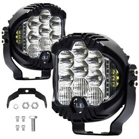 Resim Neevoyu 3 İnç Suv Led Farı 2 Adet Beyaz Sabit Işık + Sarı Sabit Ve Parıltı Modu, 150w 30000lm, Ip67 Su Geçirmez 