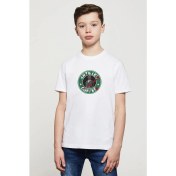 Resim Qivi Anime Tokyo Ghoul Anteiku Coffee Baskılı Unisex Çocuk Beyaz T-Shirt 