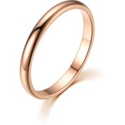 Resim Chavin 2mm Söz Nişan Rose Ip Kap. Erkek Çelik Yüzük Eh23rs 