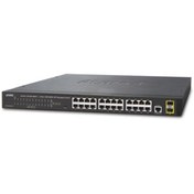 Resim Planet Yönetilebilir Gigabit Switch (managed Gigabit Switch) 24-port 10/100/1000base-t 2 X 100/1000base-x M 