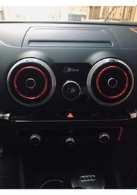 Resim Audi A3 8V Sline 2013-2020 Alüminyum Mıknatıslı Telefon Tutucu Siyah 