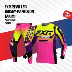 Resim Fxr Pembe Sarı Jersey Pantolon Takımı 