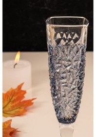 Resim Mest 3 Renk 6'lı Cam Kahve Yanı Su Bardağı Seti 130 Cc Ayaklı Bardak 3 Renk 