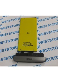 Resim LG Uyumlu G5 Buzzer Alt Kapak Full+Şarj Soketi Siyah+Batarya Pil 
