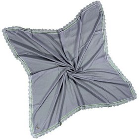 Resim Mim Eşarp Enba Pamuklu İğne Oyalı Namaz Ve Mevlüt Örtüsü 110x110 Cm Gri 
