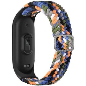Resim Talazan Xiaomi Mi Band 5 Uyumlu Krd-49 Örgü Kordon-denim 