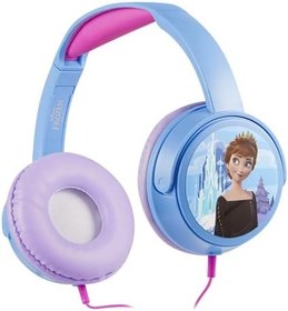 Resim Kablolu Kulaklık Disney Frozen Karlar Ülkesi Anna Elsa Çocuk Kulaklığı Lisanslı DY-6513-FR2 11 ADET STİCKER İLE BİRLİKTE 