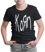 Resim Korn - Logo Siyah Çocuk Tshirt 